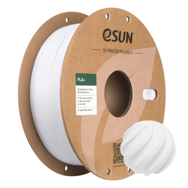 eSUN PLA+ Filament (Cold White)